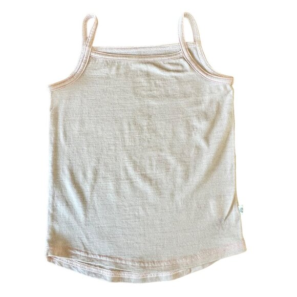 SMALLS Merino Wool Pink Tank Top Girls 3-4 Lightweight Base Layer Cami Singlet - Picture 1 of 5